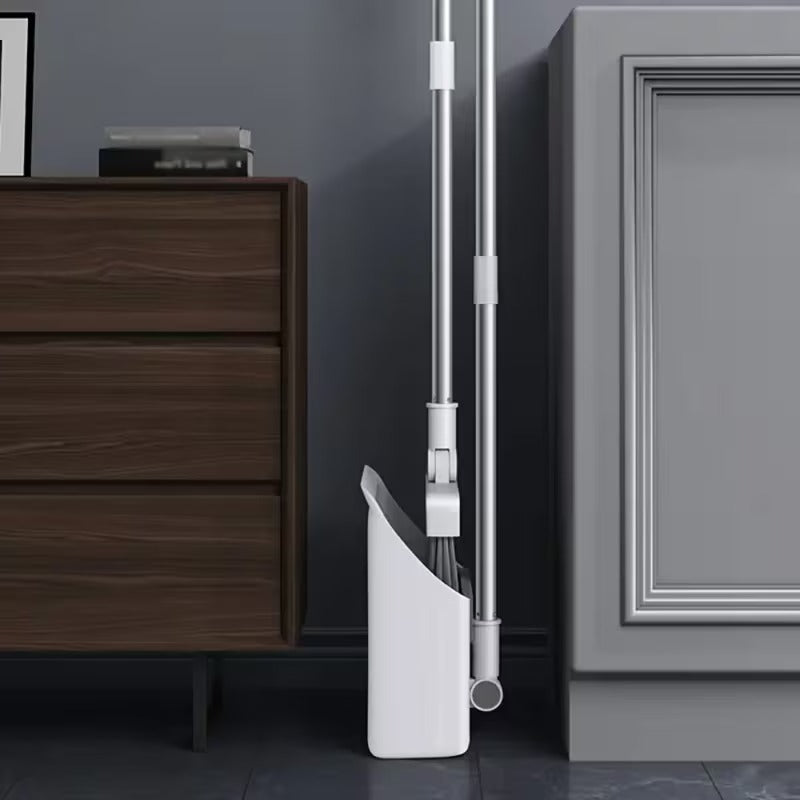 Multifunctional Broom and Dustpan Set for Effortless Sweeping