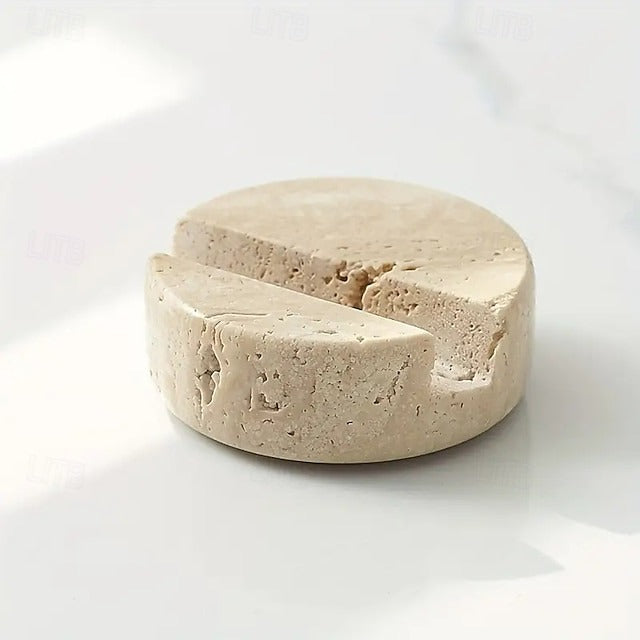 Stylish Smartphone Holder Made of Natural Stone – Waterproof and Practical for Home & Office