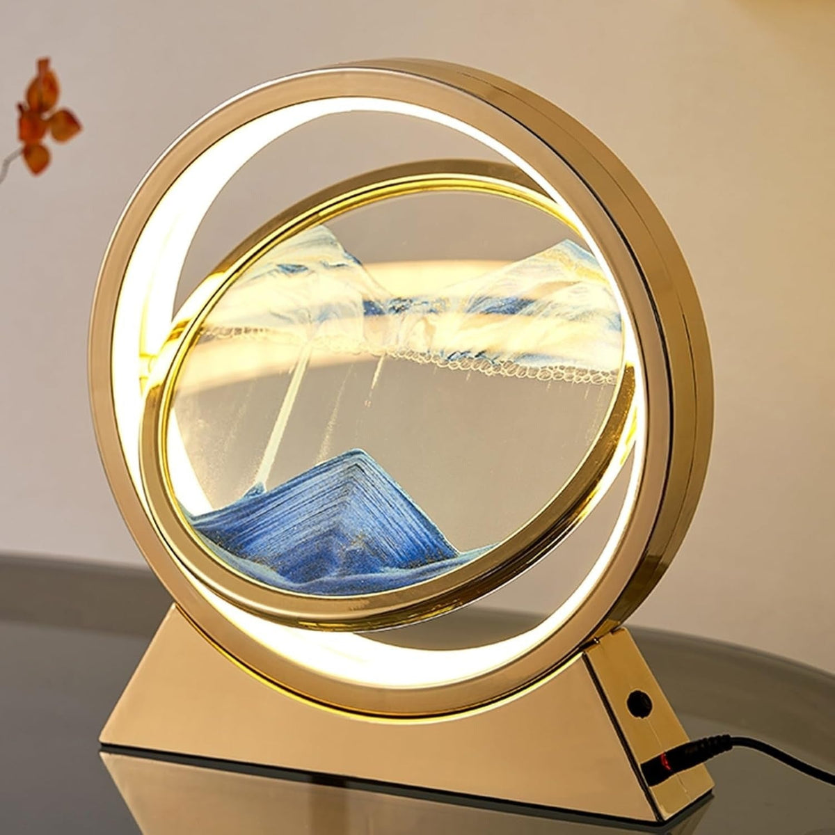Fascinating Sand Art LED Table Lamp – Soothing Lighting for Home and Office