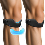 Verstellbarer Kniestraps mit Silikonpolsterung und Antirutschgriff, 2er-Pack