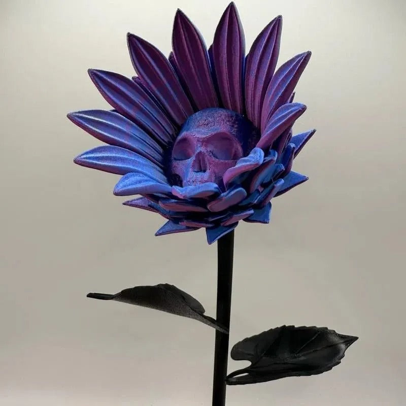 Fantasievolle SonnenblumenSkulptur – Buntes 3D Design für Ihr Zuhause