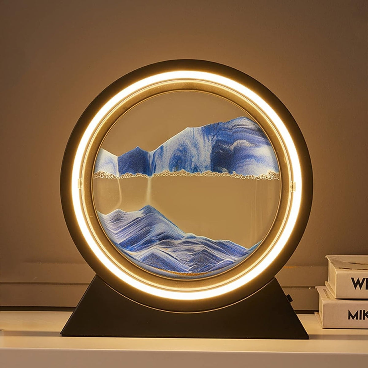 Fascinating Sand Art LED Table Lamp – Soothing Lighting for Home and Office