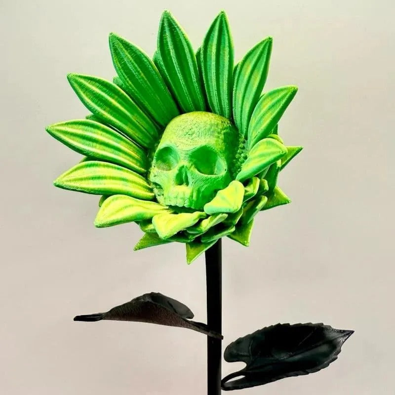 Fantasievolle SonnenblumenSkulptur – Buntes 3D Design für Ihr Zuhause