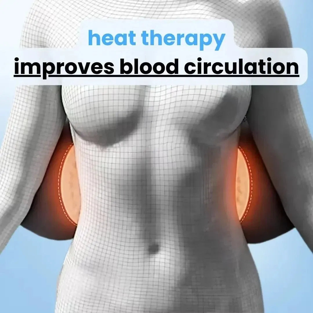RelaxoTech | Rückenmassagegerät mit Wärme & Vibration – 3-in-1 Therapie für Rückenbeschwerden