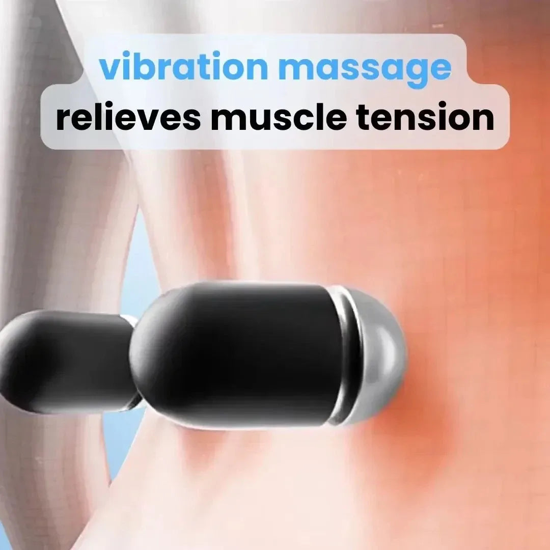 RelaxoTech | Rückenmassagegerät mit Wärme & Vibration – 3-in-1 Therapie für Rückenbeschwerden