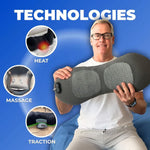 RelaxoTech | Rückenmassagegerät mit Wärme & Vibration – 3-in-1 Therapie für Rückenbeschwerden