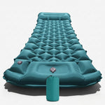 Inflatable Sleeping Pad for Camping with Integrated Pump