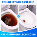 Schnell wirkender Abflussreiniger für verstopfte Rohre