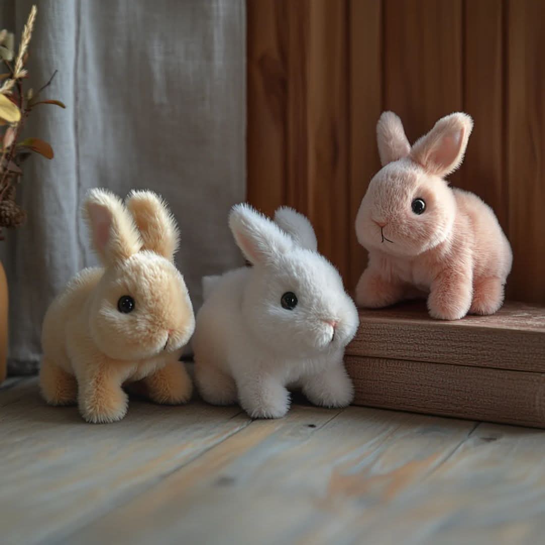 Plush Bunny for Kids - Interactive Toy with Realistic Movements and Sounds