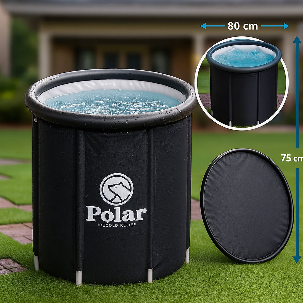 Eisbad mit Isolierung – 350L, strapazierfähiges PVC