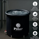 Eisbad mit Isolierung – 350L, strapazierfähiges PVC