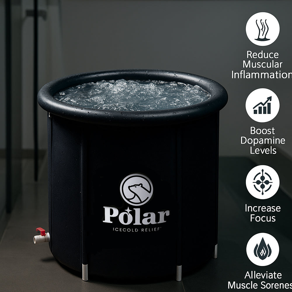 Eisbad mit Isolierung – 350L, strapazierfähiges PVC