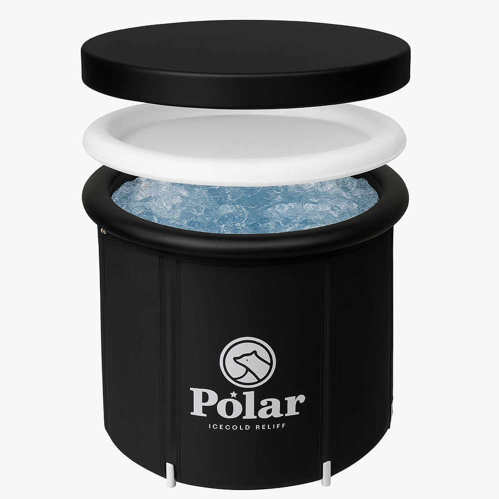 Eisbad mit Isolierung – 350L, strapazierfähiges PVC
