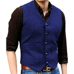 Stylish Men's Vintage Design Waistcoat