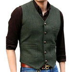 Stylish Men's Vintage Design Waistcoat
