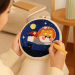 Calming Embroidery Kit for a Creative Break