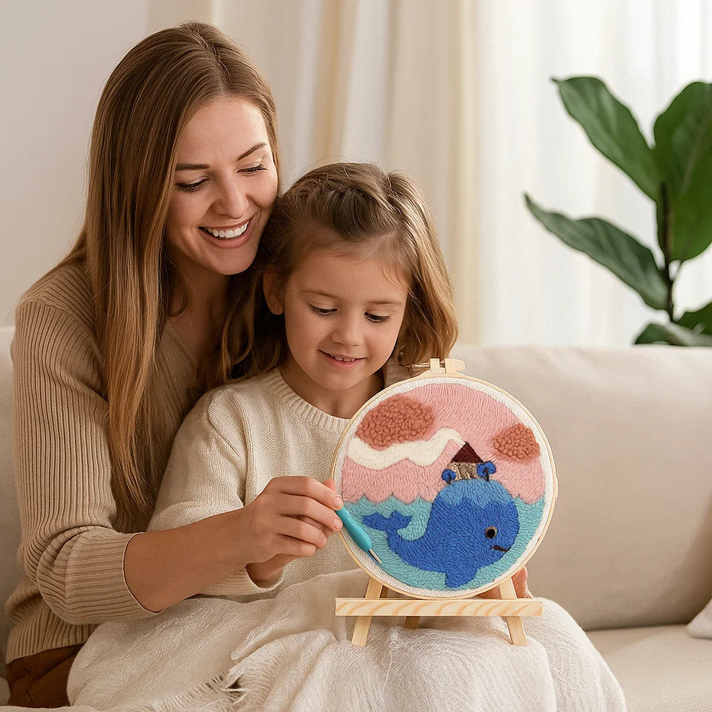 Calming Embroidery Kit for a Creative Break