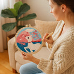 Calming Embroidery Kit for a Creative Break