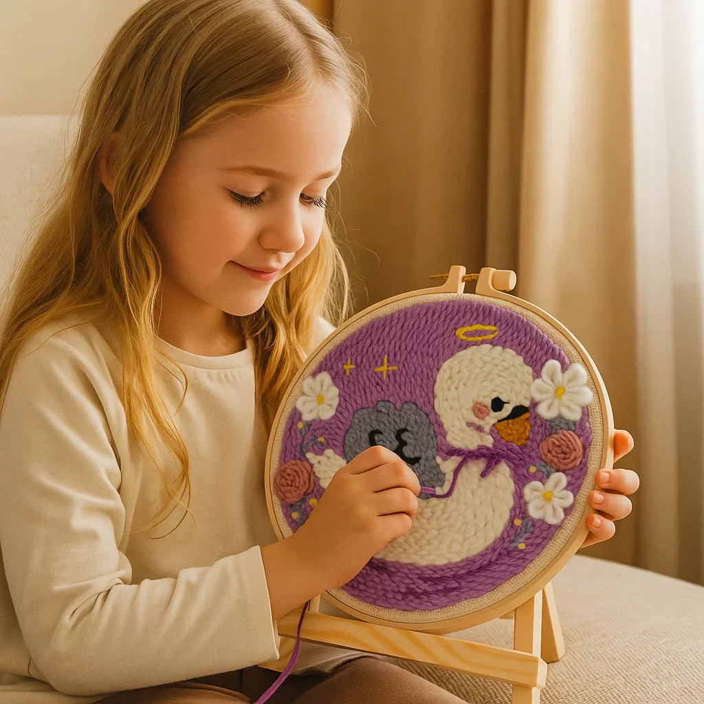 Calming Embroidery Kit for a Creative Break