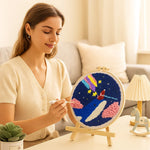 Calming Embroidery Kit for a Creative Break