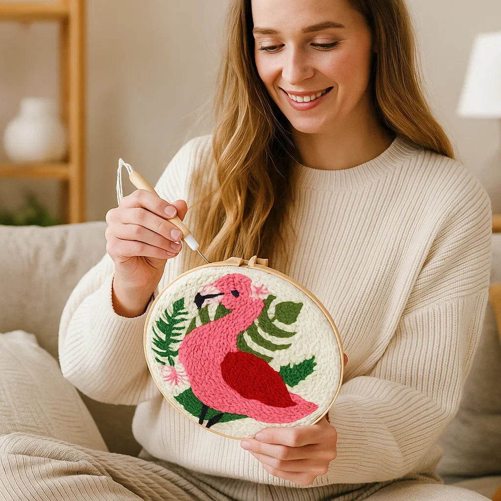 Calming Embroidery Kit for a Creative Break