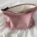 Geräumige Cord-Tasche für Kosmetik – Organizer Bag