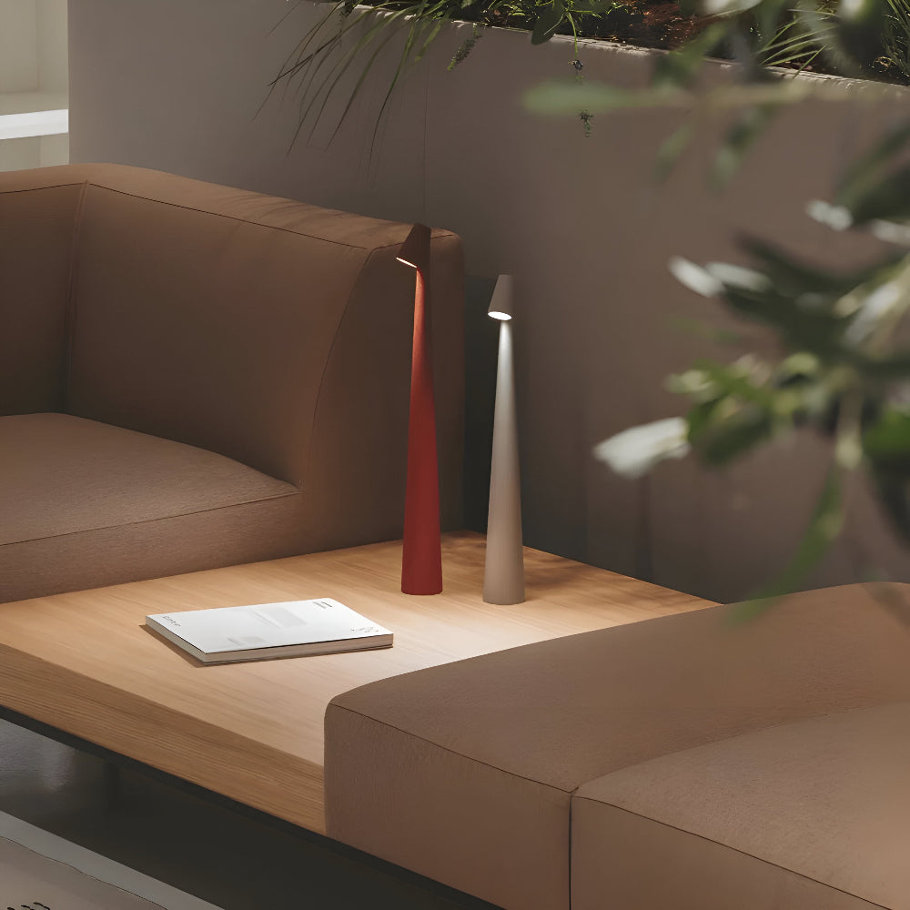 Moderne kabellose LED Tischlampe für elegantes Licht