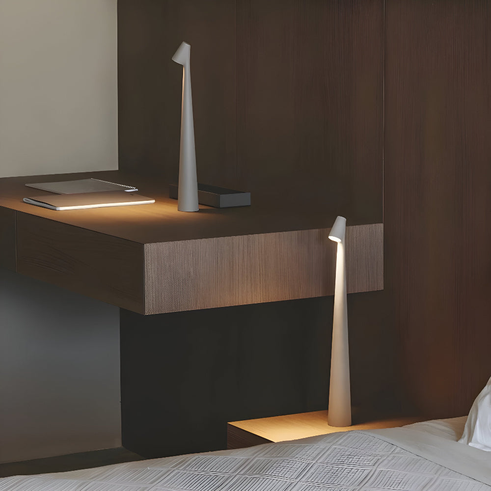 Moderne kabellose LED Tischlampe für elegantes Licht