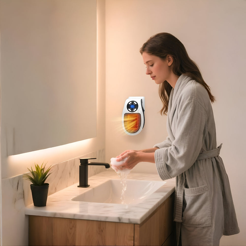 Kompakter Keramik Heizlüfter für schnelle Wärme