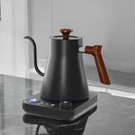Intelligenter elektrischer Wasserkessel mit Schwanenhals und Temperaturregelung