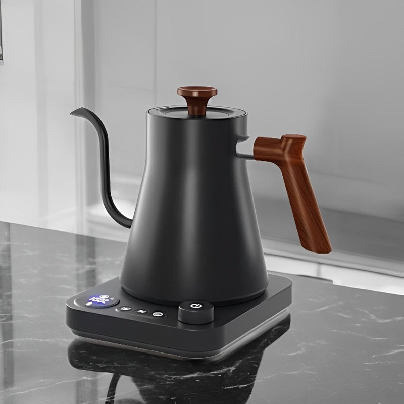 Intelligenter elektrischer Wasserkessel mit Schwanenhals und Temperaturregelung