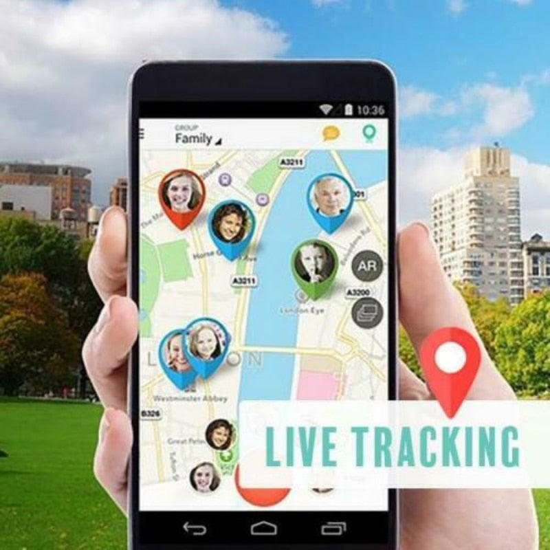 Kompakter GPS-Tracker für Kinder mit SOS-Funktion und Echtzeitortung