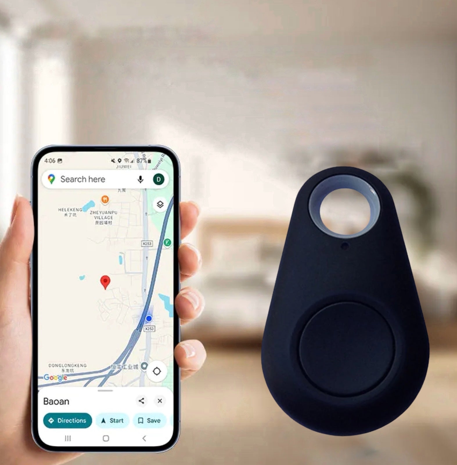 Kompakter GPS-Tracker für Kinder mit SOS-Funktion und Echtzeitortung