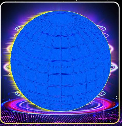 360-Degree Flying Orb Toy for Kids with Colorful LED Lights