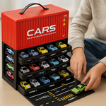 48-Piece Racing Car Set for Kids with Fast Track