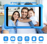 8-Inch Learning Tablet for Children - Parental Controls & Eye Safety