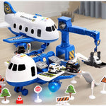 Playset for Children Featuring Adventure Planes and Vehicles