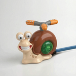 Children's Snail-Themed Water Sprinkler and Batting Activity