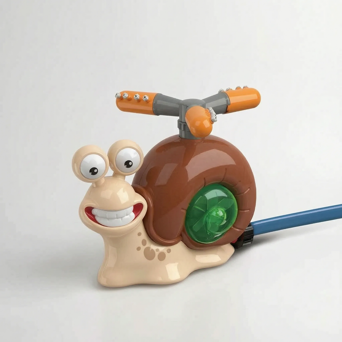 Children's Snail-Themed Water Sprinkler and Batting Activity