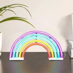 Neon Rainbow Table Lamp for Kids – Cozy Lighting for Relaxing Atmosphere