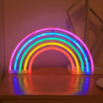 Neon Rainbow Table Lamp for Kids – Cozy Lighting for Relaxing Atmosphere