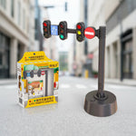 Traffic Signal and Vehicle Playset for Children's Learning