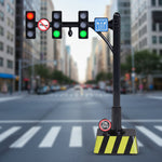 Traffic Signal and Vehicle Playset for Children's Learning