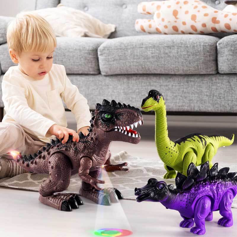 Walking Dinosaur Toy for Kids – Electronic with Lights and Sounds