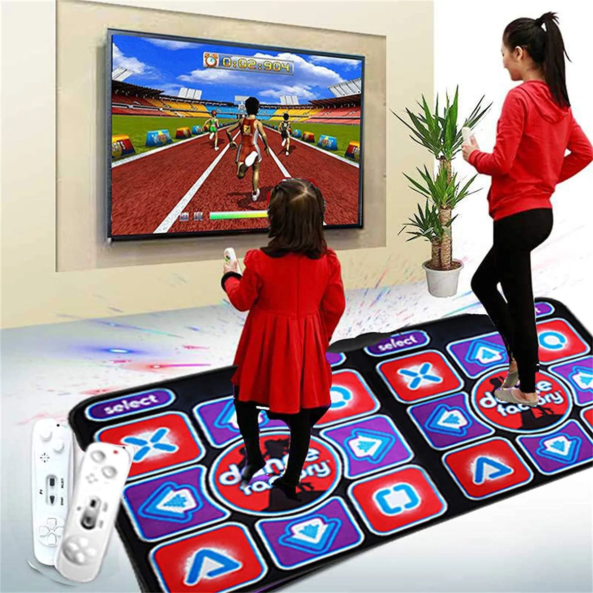 Remote-Controlled Double Dance Mat for Children