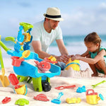 Play Set for Kids - Outdoor Beach Wheelbarrow and Sand Tools