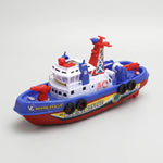 Bath Toy Fireboat with Water Spray for Children