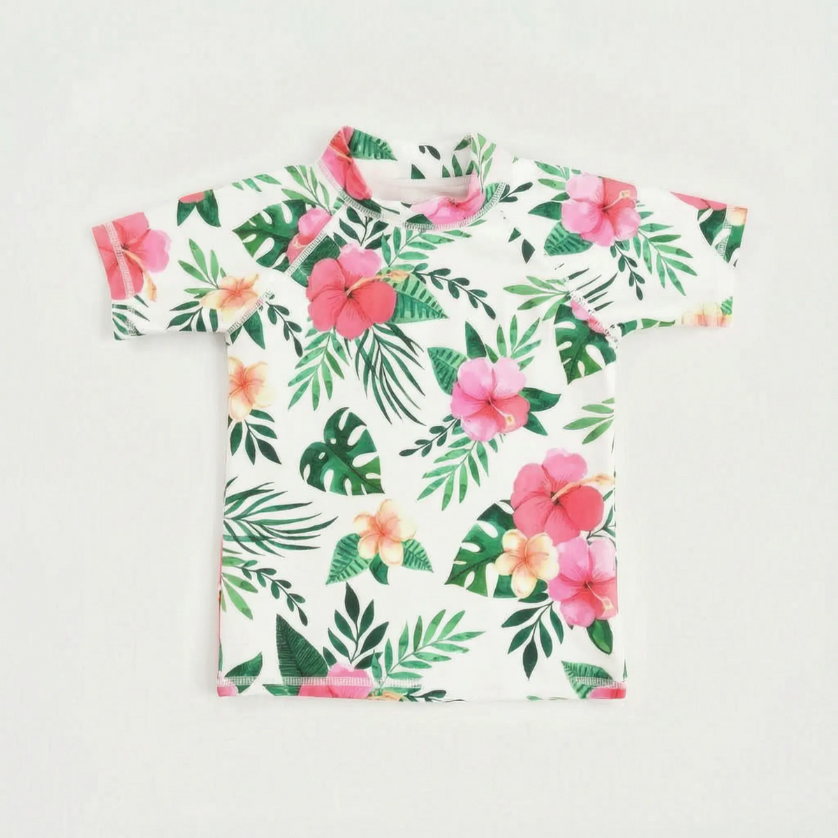 Short-Sleeve Rash Guard for Children – Ideal for Beach and Pool Fun