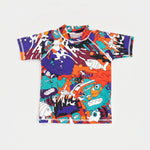 Short-Sleeve Rash Guard for Children – Ideal for Beach and Pool Fun
