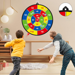 Doppelseitige Kinderdartscheibe – Große sichere Dartscheibe für drinnen und draußen